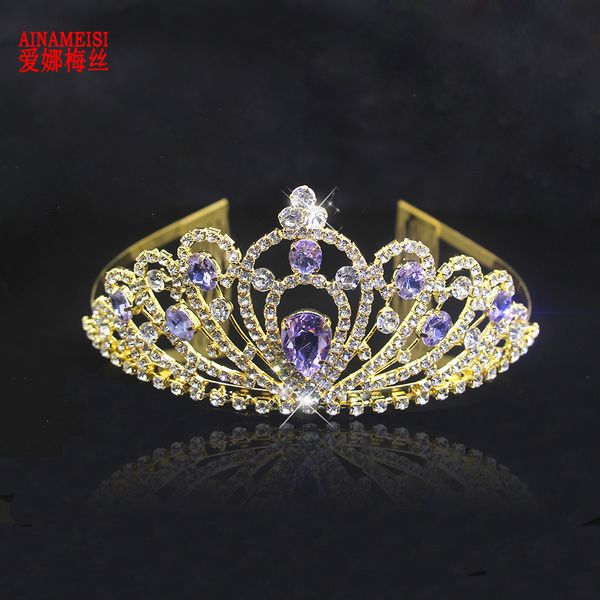 ainameisi 5 colors crystal tiaras hair accessories gold silver crowns girls headpiece fashion wedding bridal crown hair jewelry, Golden;white
ainameisi 5 colors crystal tiaras hair accessories gold silver crowns girls headpiece fashion wedding bridal crown hair jewelry, Golden;white