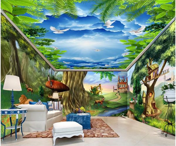 custom p 3d wallpaper cartoon forest animal castle sky whole house background wall home decor 3d wall murals wallpaper for walls 3 d
custom p 3d wallpaper cartoon forest animal castle sky whole house background wall home decor 3d wall murals wallpaper for walls 3 d