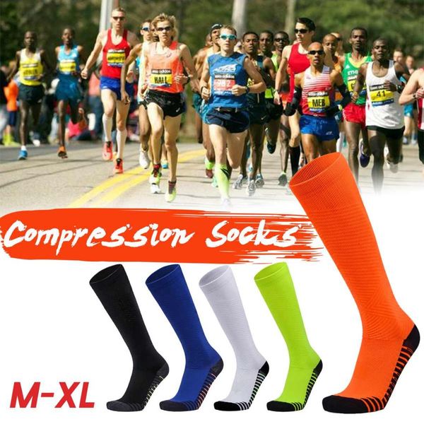 1 pair compression socks stockings athletic fit for running marathon~ soccer cycling nurses shin splints sports oudtoor, Black
1 pair compression socks stockings athletic fit for running marathon~ soccer cycling nurses shin splints sports oudtoor, Black