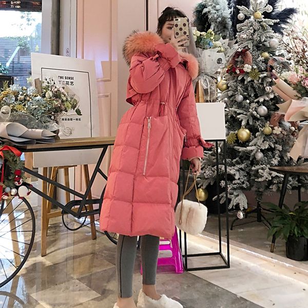 2019 new korean version winter sweet fur collar hooded parka women large sizethick warm elegant long coat female cc1223, Black
2019 new korean version winter sweet fur collar hooded parka women large sizethick warm elegant long coat female cc1223, Black