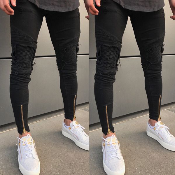 fashion black jeans men's distressed ripped jean moto stretchy denim pants destroyed taped slim skinny fit trouser size 28-38, Blue
fashion black jeans men's distressed ripped jean moto stretchy denim pants destroyed taped slim skinny fit trouser size 28-38, Blue