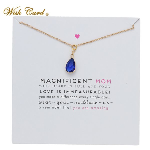 wish card trendy drop water gold chian necklace colorful pendant card gift memory wedding necklace dropshipping ey5556, Silver
wish card trendy drop water gold chian necklace colorful pendant card gift memory wedding necklace dropshipping ey5556, Silver