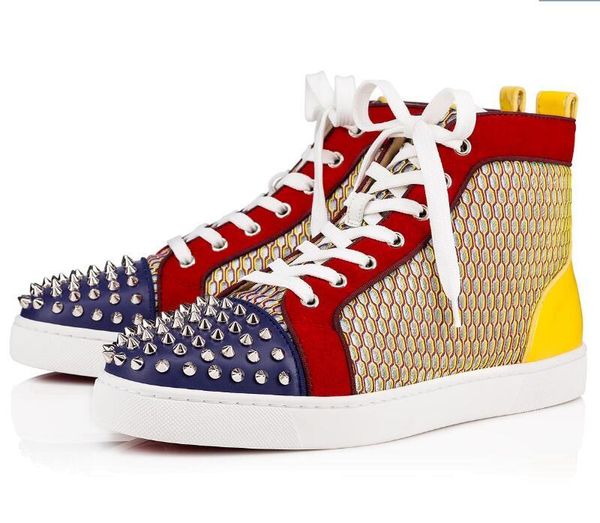 2019 men shoes red bottom high sneaker black suede with spikes strass mixkeolouis flat shoes spring summer skate shoes rivets trainer
2019 men shoes red bottom high sneaker black suede with spikes strass mixkeolouis flat shoes spring summer skate shoes rivets trainer