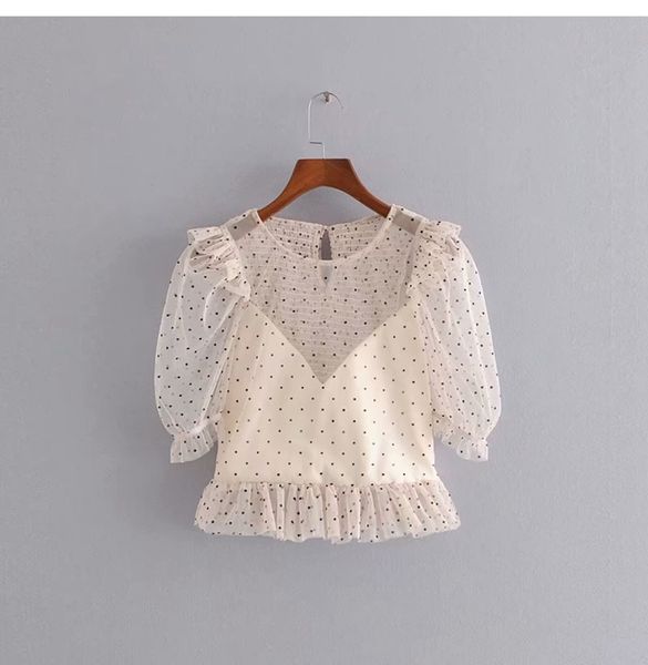 2019 sweet temperament laminated wave shirt modis vadiming sheining zaraing women blouse kimono, White
2019 sweet temperament laminated wave shirt modis vadiming sheining zaraing women blouse kimono, White