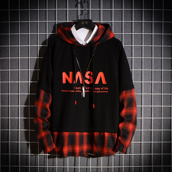 2019 autumn men's new hoodies trend hooded hip hop cotton long sleeve loose tide brand streetwear sweatshirts chinese style, Black
2019 autumn men's new hoodies trend hooded hip hop cotton long sleeve loose tide brand streetwear sweatshirts chinese style, Black