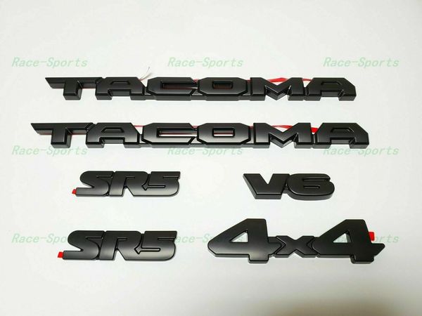 new 6pcs for 2016-2020 tacoma blackout emblem overlay kit oem pt948-35180-02 
new 6pcs for 2016-2020 tacoma blackout emblem overlay kit oem pt948-35180-02