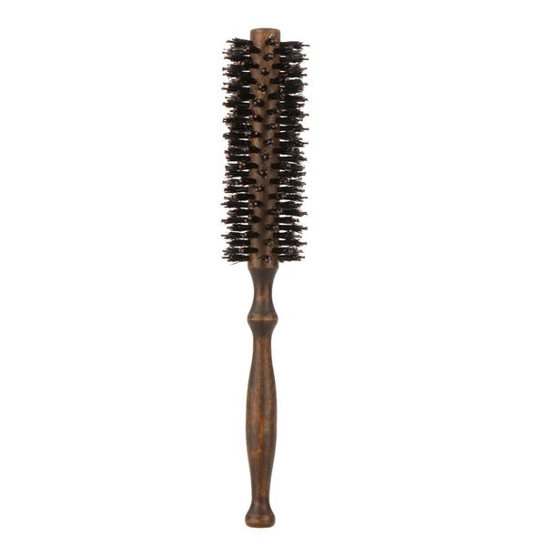hair bun maker round wood handle hairdressing quill bristle radial curling comb brush, Brown
hair bun maker round wood handle hairdressing quill bristle radial curling comb brush, Brown
