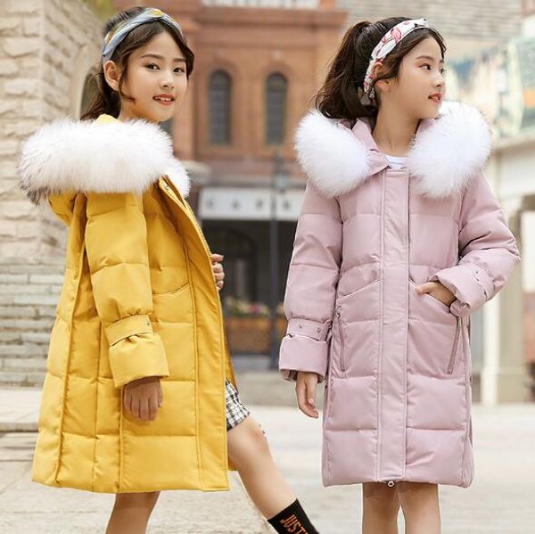 fashion children winter jacket girl winter coat kids warm thick fur collar hooded long down coats teenage 4-14y, Blue;gray
fashion children winter jacket girl winter coat kids warm thick fur collar hooded long down coats teenage 4-14y, Blue;gray