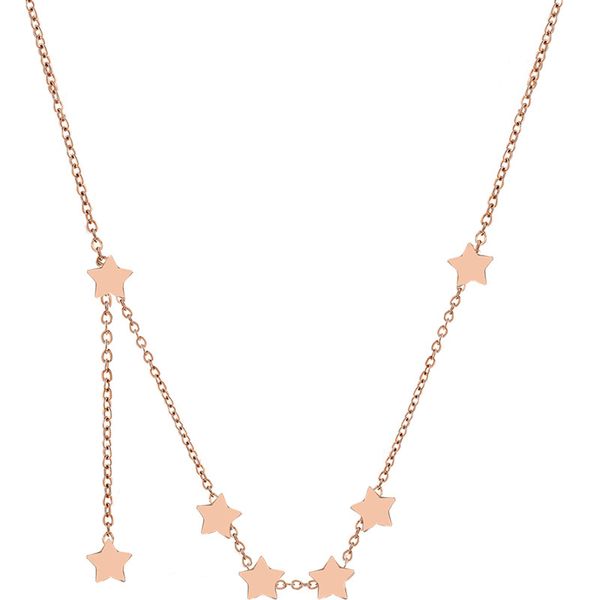 titanium steel trend creative pentagram pendant female clavicle chain hip hop atmosphere korean fashion necklace, Silver
titanium steel trend creative pentagram pendant female clavicle chain hip hop atmosphere korean fashion necklace, Silver