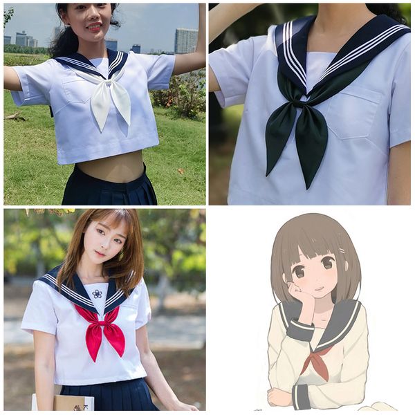 japanese-style students college wind jk uniforms shirt sailor accessories play sling goldfish knot bow tie scarf womens, Black;gray
japanese-style students college wind jk uniforms shirt sailor accessories play sling goldfish knot bow tie scarf womens, Black;gray