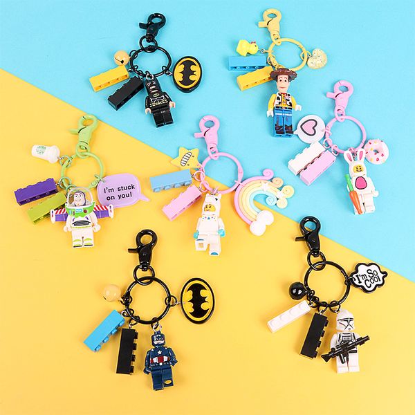 keyring keyring figures doll keychain building block key ring pendant for girl or men car, Silver
keyring keyring figures doll keychain building block key ring pendant for girl or men car, Silver