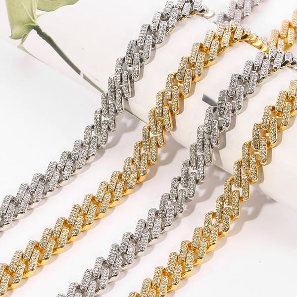 cuban link chain necklace hip hop miami iced out cuba chain with cubic zirconia n jewelry buckle gift for men, Silver
cuban link chain necklace hip hop miami iced out cuba chain with cubic zirconia n jewelry buckle gift for men, Silver