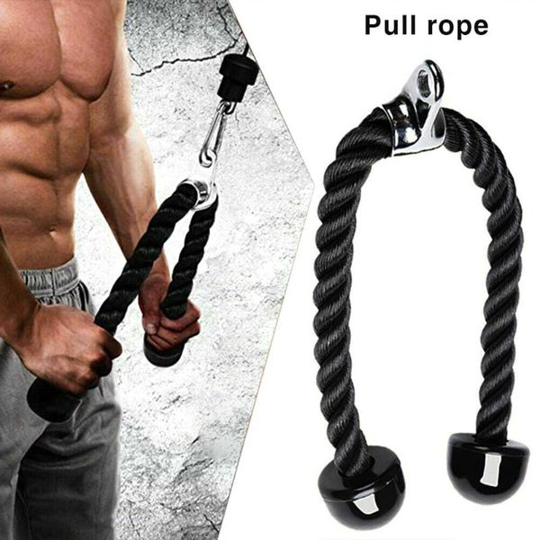Triceps Rope Tricep Rope Abdominal Crunches Cable Pull Down Laterals Biceps Muscle Training Fitness Body Building Gym Pull