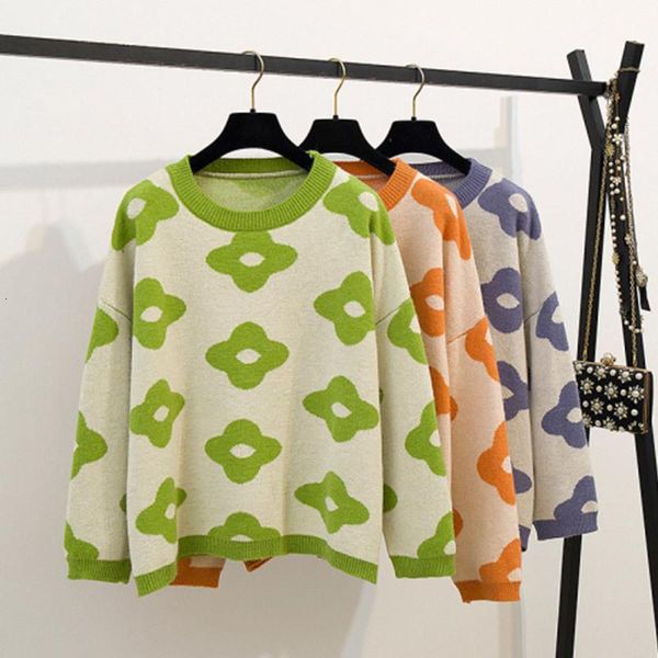 candy color sunflower pattern women casual sweaters 2019 autumn winter fashion o-neck long sleeve knit loose pullover sweater, White;black
candy color sunflower pattern women casual sweaters 2019 autumn winter fashion o-neck long sleeve knit loose pullover sweater, White;black