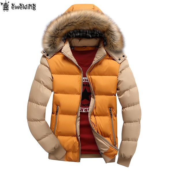 new winter jacket men warm down jacket 8 color fashion brand with fur hood hat men outwear coat casual thick mens m-4xl, Black
new winter jacket men warm down jacket 8 color fashion brand with fur hood hat men outwear coat casual thick mens m-4xl, Black