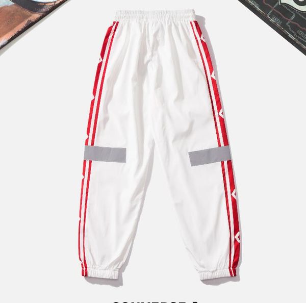 night reflective jogging pants for mens and women new summer thin side stripe pants hip hop reflective pant drawstring sweat trousers, Black
night reflective jogging pants for mens and women new summer thin side stripe pants hip hop reflective pant drawstring sweat trousers, Black