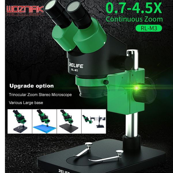 wozniak rl-m3t 7x-45x simul-focal trinocular zoom stereo microscope for pcb soldering repair simul-focal stereo microscope
wozniak rl-m3t 7x-45x simul-focal trinocular zoom stereo microscope for pcb soldering repair simul-focal stereo microscope