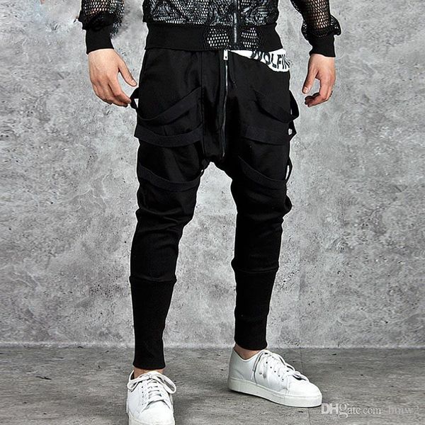 high streetwear trousers men fashion 2017 casual low crotch black cotton harem pants men
high streetwear trousers men fashion 2017 casual low crotch black cotton harem pants men