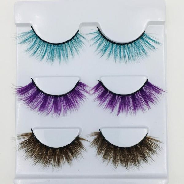 eyemoon 3pairs colorful 3d natural faux mink eyelashes long thick lash fluffy false eyelash extension makeup false eyelashes
eyemoon 3pairs colorful 3d natural faux mink eyelashes long thick lash fluffy false eyelash extension makeup false eyelashes