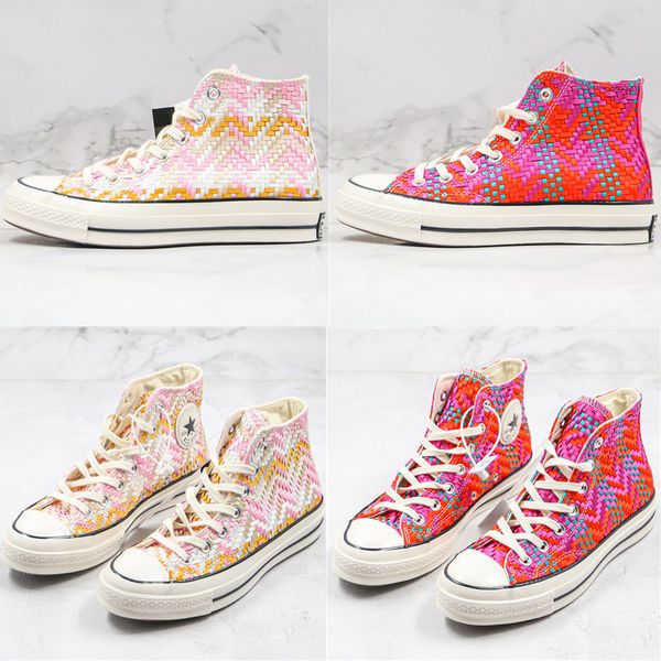 2020 new color woven canvas shoes hand-woven high-pink red purple 1970s ladies casual skateboard shoes 35-39
2020 new color woven canvas shoes hand-woven high-pink red purple 1970s ladies casual skateboard shoes 35-39