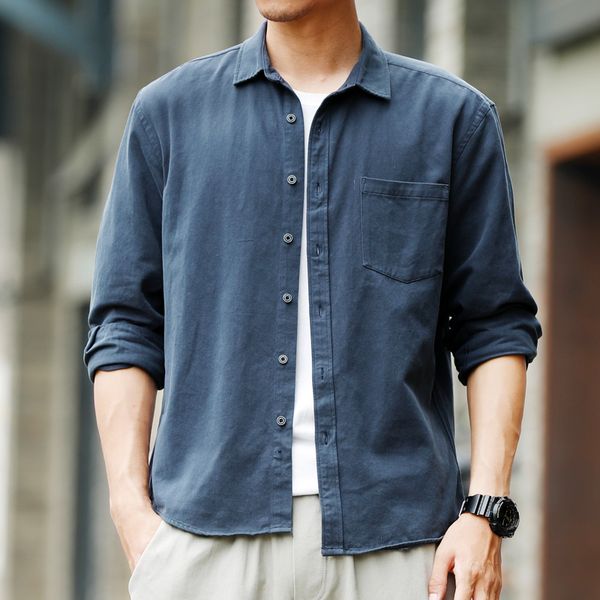 men's long sleeve shirt 2020 spring and summer new cotton denim long sleeve shirt youth personality fashion trend men's wear, White;black
men's long sleeve shirt 2020 spring and summer new cotton denim long sleeve shirt youth personality fashion trend men's wear, White;black