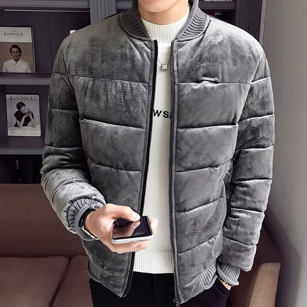 2018 new fashion men's winter boutique gold velvet cotton coat jacket cotton jacket slim zip blouse, Tan;black
2018 new fashion men's winter boutique gold velvet cotton coat jacket cotton jacket slim zip blouse, Tan;black
