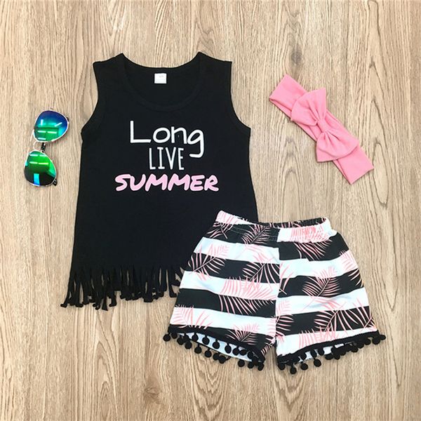 baby kids girls clothes summer girls vest + shorts + headband 3 piece sets kids designer clothes kids printed tassels vest jy118, White
baby kids girls clothes summer girls vest + shorts + headband 3 piece sets kids designer clothes kids printed tassels vest jy118, White