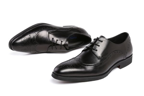 men's formal wear leather shoes lace-up comfortable wedding shoes zapatos de hombre leather shoes oxfords chaussure homme, Black
men's formal wear leather shoes lace-up comfortable wedding shoes zapatos de hombre leather shoes oxfords chaussure homme, Black