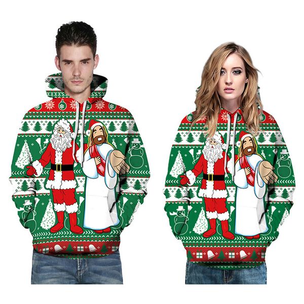 christmas hooded sweater 3d digital printing loose hooded couple sweater autumn winter funny santa long-sleeved pullover, White;black
christmas hooded sweater 3d digital printing loose hooded couple sweater autumn winter funny santa long-sleeved pullover, White;black