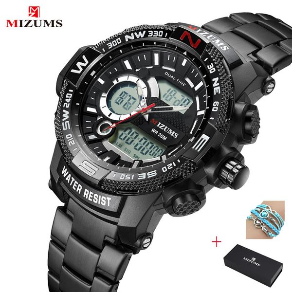 2019 men watches mizums led sport watch waterproof quartz digital analog wristwatch relogio masculino militar men's clock army, Slivery;brown
2019 men watches mizums led sport watch waterproof quartz digital analog wristwatch relogio masculino militar men's clock army, Slivery;brown