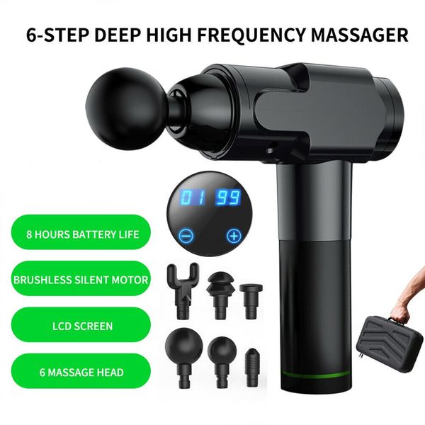 electric fascia massage gun relaxation massager therapy 6speed adjustment massage exercising relaxation slimming pain relief
electric fascia massage gun relaxation massager therapy 6speed adjustment massage exercising relaxation slimming pain relief