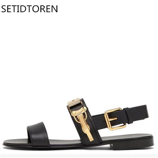 men's non-slip beach shoes fashion metal decoration flat sandals tide casual leather slippers man gladiator sandals eu38-46, Black
men's non-slip beach shoes fashion metal decoration flat sandals tide casual leather slippers man gladiator sandals eu38-46, Black