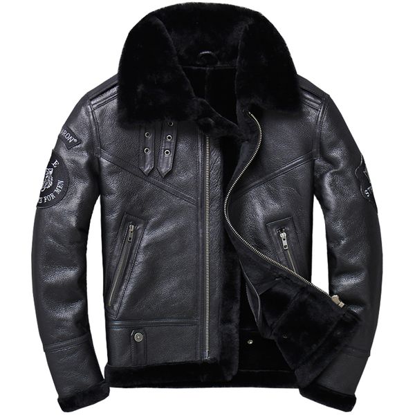 men's leather & faux 2021 black men natural short shearling coat plus size xxxxl genuine sheepskin slim fit winter thick
men's leather & faux 2021 black men natural short shearling coat plus size xxxxl genuine sheepskin slim fit winter thick