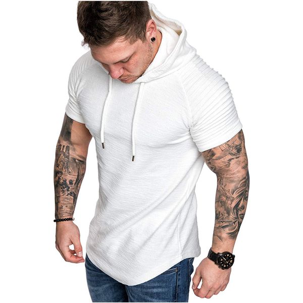 e-baihui 2021 summer fashion man t-shirts casual cotton solid color o-neck pleats slim fit raglan short sleeve hoodie t-shirt b216, White;black
e-baihui 2021 summer fashion man t-shirts casual cotton solid color o-neck pleats slim fit raglan short sleeve hoodie t-shirt b216, White;black