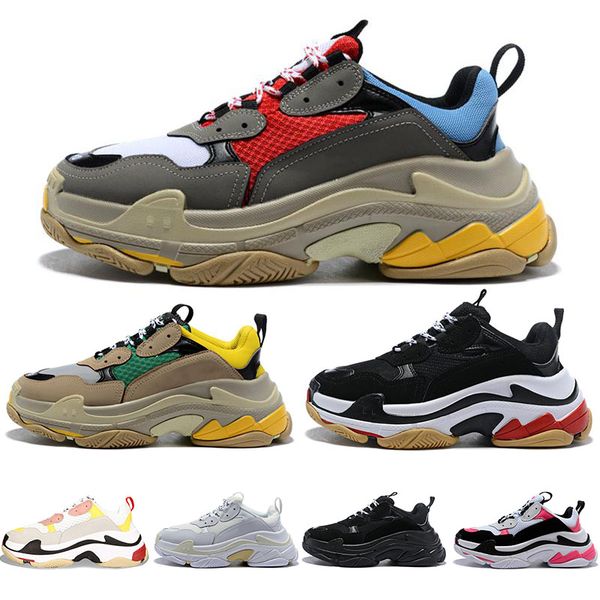 paris 17fw triple s running shoes mens yellow green pink white triple black classic women sneaker designer sport shoes size 36-45, White;red
paris 17fw triple s running shoes mens yellow green pink white triple black classic women sneaker designer sport shoes size 36-45, White;red