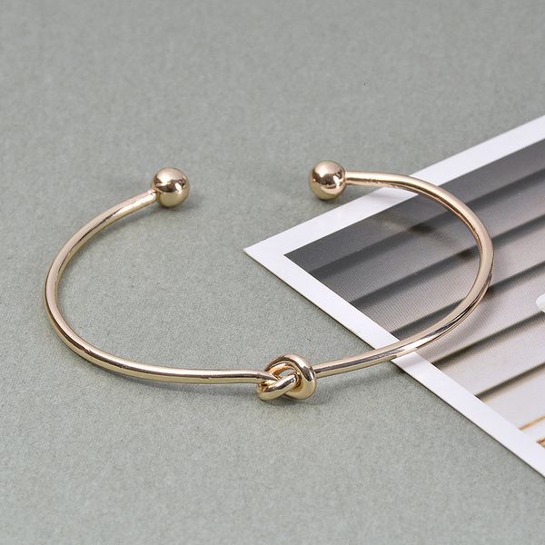 simple love knot bracelet metal open bracelet diy all-match bracelet female, Golden;silver
simple love knot bracelet metal open bracelet diy all-match bracelet female, Golden;silver