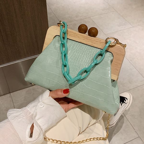 fashion female crossbody bags wooden clip opening women shoulder bags pu leather ladies hand chains clutch bag
fashion female crossbody bags wooden clip opening women shoulder bags pu leather ladies hand chains clutch bag