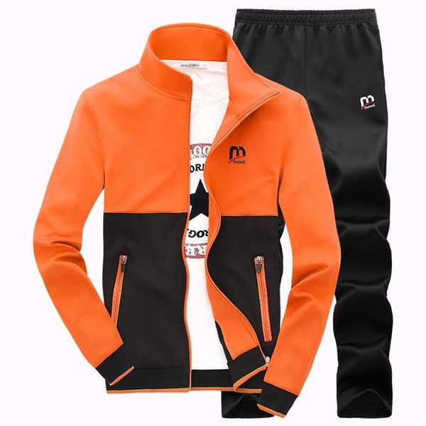 new fashion spring autumn men sporting suit hoodies +pant sweatsuit two piece set tracksuit set for men clothing kawaii, Gray 
new fashion spring autumn men sporting suit hoodies +pant sweatsuit two piece set tracksuit set for men clothing kawaii, Gray