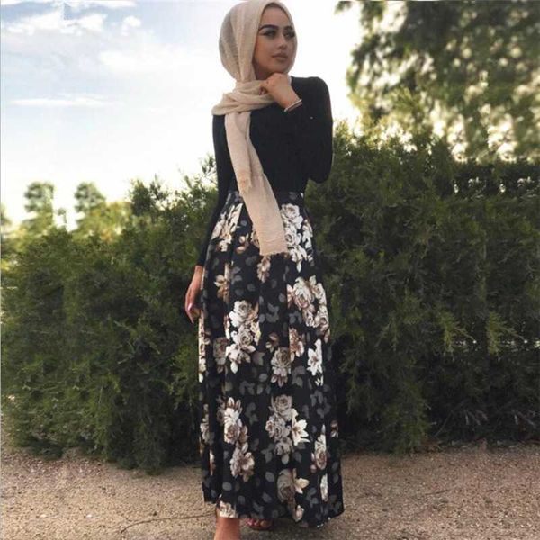 2019 floral printed long muslim skirt turkish arab dubai islamic clothing maxi pleated skirt female plus size s-xxl, Red
2019 floral printed long muslim skirt turkish arab dubai islamic clothing maxi pleated skirt female plus size s-xxl, Red