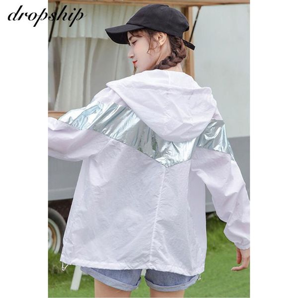 dropship women windbreaker jacket reflective loose thin women sunscreen korean kpop jacket long harajuku clothes breathable, Black;brown
dropship women windbreaker jacket reflective loose thin women sunscreen korean kpop jacket long harajuku clothes breathable, Black;brown