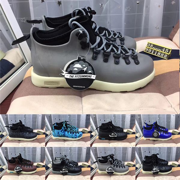 Fashion Luxury Designer Women Boots Native Fitzsimmons Mens Camouflage Blue Green Grey Leather Waterproof Martin boots Botas Casual Shoes
Fashion Luxury Designer Women Boots Native Fitzsimmons Mens Camouflage Blue Green Grey Leather Waterproof Martin boots Botas Casual Shoes