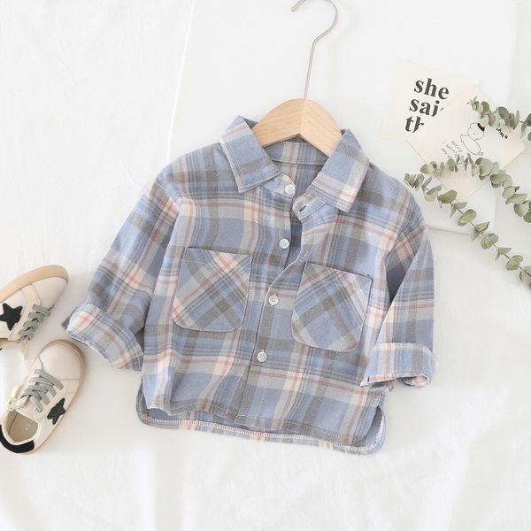 long sleeve plaid 2020 baby boys and girls two pockets handsome versatile plaid ey018 shirt shirt, White;black
long sleeve plaid 2020 baby boys and girls two pockets handsome versatile plaid ey018 shirt shirt, White;black