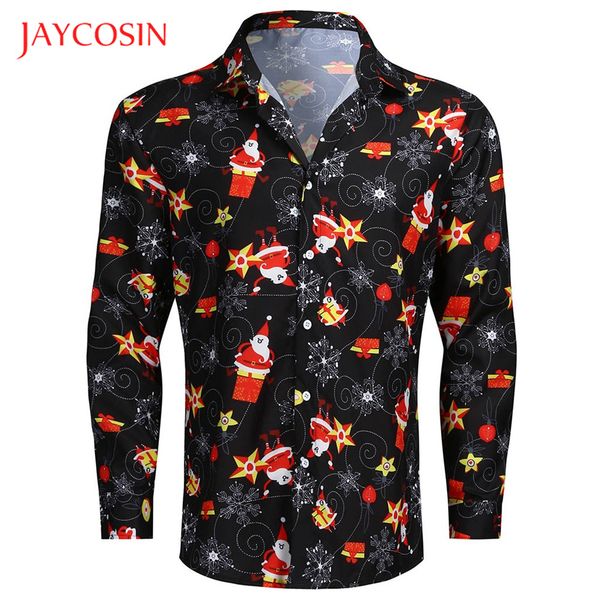 joycosin men shirt christmas male clothes casual fashion santa claus night sky print v-neck long sleeve men party dress shirt, White;black
joycosin men shirt christmas male clothes casual fashion santa claus night sky print v-neck long sleeve men party dress shirt, White;black