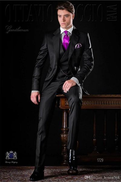 handsome two buttons groomsmen notch lapel groom tuxedos men suits wedding/prom/dinner man blazer(jacket+pants+tie+vest) 667, Black;gray
handsome two buttons groomsmen notch lapel groom tuxedos men suits wedding/prom/dinner man blazer(jacket+pants+tie+vest) 667, Black;gray