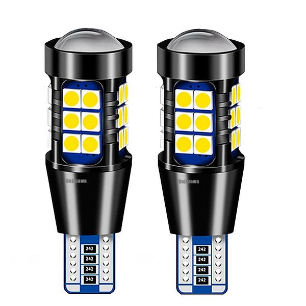 

2pcs t15 912 921 w16w 1600lm super bright 3030 led car tail bulb additional brake light canbus no error auto backup reverse lamp