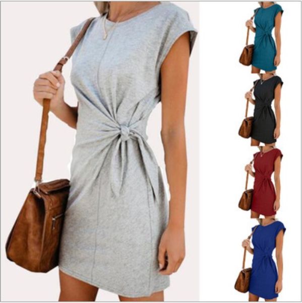 womens designer t shirts casual tie dresses fashion new arrival summer dress for women short sleeve long tee dress s-xxl, Black;gray
womens designer t shirts casual tie dresses fashion new arrival summer dress for women short sleeve long tee dress s-xxl, Black;gray