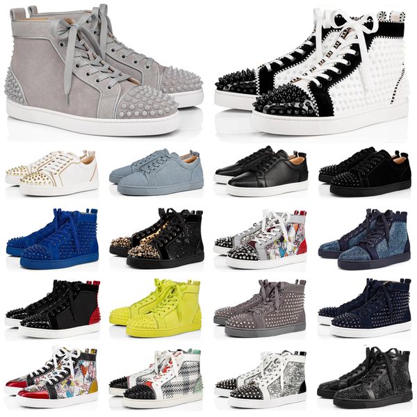 fashion luxury designer shoes men women spike sneakers black grey white red leather suede graffiti flats bottoms casual shoe size 36-47
fashion luxury designer shoes men women spike sneakers black grey white red leather suede graffiti flats bottoms casual shoe size 36-47