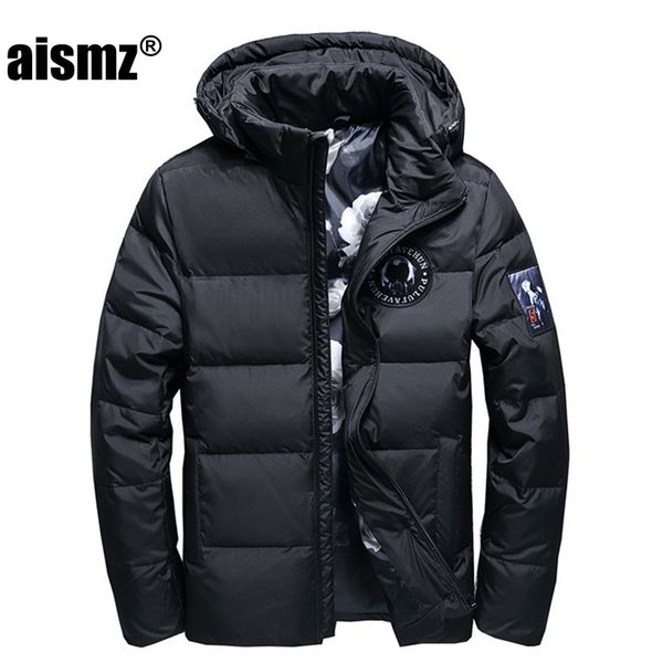 aismz winter big hooded duck down jackets men warm down coats male casual winter outerwer parkas, Black
aismz winter big hooded duck down jackets men warm down coats male casual winter outerwer parkas, Black