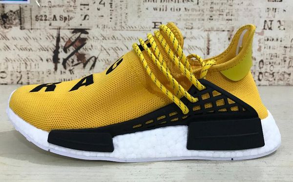 new human race mens running shoes with box pharrell williams sample yellow core black sport designer shoes women sneakers 36-45, White;red
new human race mens running shoes with box pharrell williams sample yellow core black sport designer shoes women sneakers 36-45, White;red