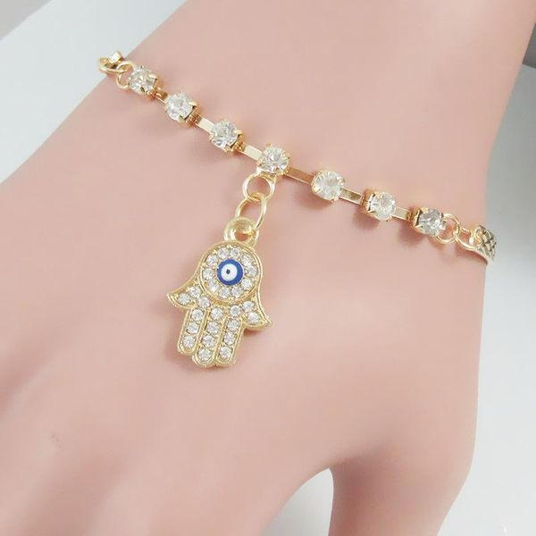 charms bracelets & bangles stunning gold simple jewelry crystal rhinestone evil eye hamsa bracelet, Golden;silver
charms bracelets & bangles stunning gold simple jewelry crystal rhinestone evil eye hamsa bracelet, Golden;silver